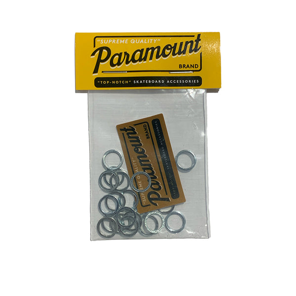 Paramount | Skate Axel Washers / Speed Rings. 20 Pack Available Online and in Store at Momentum Skateshop In Cottesloe, Western Australia. Shop Online Now: www.momentumskate.com.au