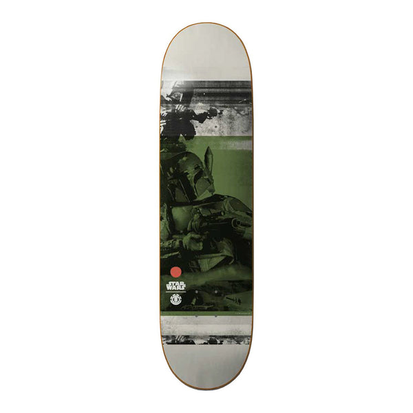 ELEMENT X STAR WARS | BOBA FETT SKATEBOARD DECK. 8.5" X 32.25" AVAILABLE ONLINE AND IN STORE AT MOMENTUM SKATESHOP IN COTTESLOE, WESTERN AUSTRALIA.