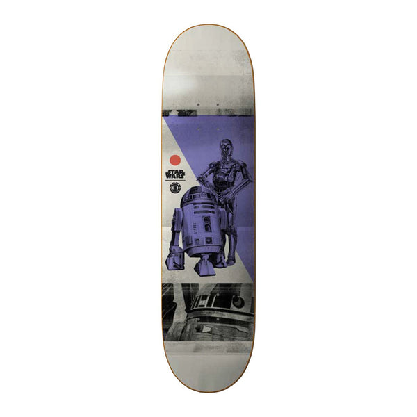ELEMENT X STAR WARS - DROIDS SKATEBOARD DECK. 8.0" X 31.875" AVAILABLE ONLINE AND IN STORE AT MOMENTUM SKATESHOP IN COTTESLOE, WESTERN AUSTRALIA.
