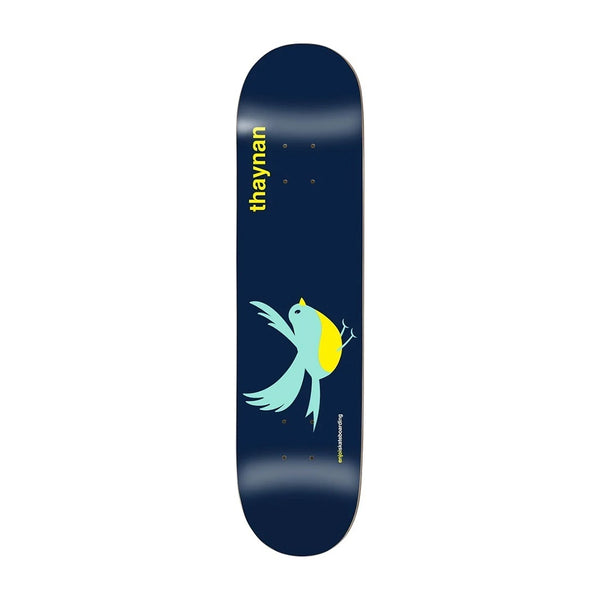 ENJOI - THAYNAN COSTA EARLY BIRD R7 SKATEBOARD DECK. 8.0" X 31.6" AVAILABLE ONLINE AND IN STORE AT MOMENTUM SKATESHOP IN COTTESLOE, WESTERN AUSTRALIA.