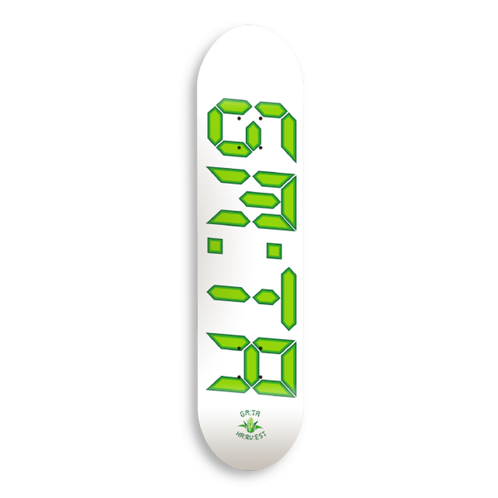GMTA HARVEST SKATEBOARD DECK. WHITE / 8.5" Momentum Skate