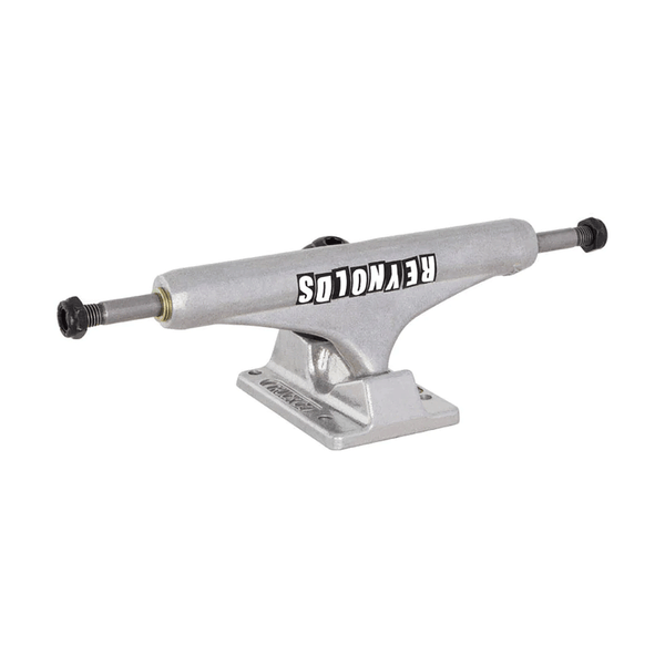 INDEPENDENT X REYNOLDS | BLOCK SILVER HOLLOW MID SKATEBOARD TRUCKS. 144MM AVAILABLE ONLINE AND IN STORE AT MOMENTUM SKATESHOP IN COTTESLOE, WESTERN AUSTRALIA.