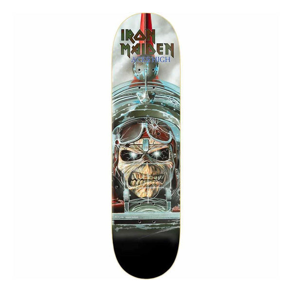 ZERO X IRON MAIDEN | ACES HIGH SKATEBOARD DECK. 8.375" X 31.9" AVAILABLE ONLINE AND IN STORE AT MOMENTUM SKATESHOP IN COTTESLOE, WESTERN AUSTRALIA.