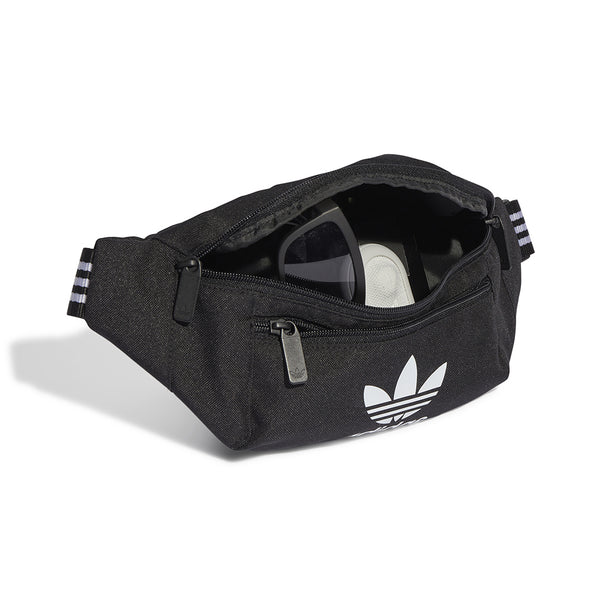 ADIDAS | AC ADICOLOUR WAIST BAG. BLACK AVAILABLE ONLINE AND IN STORE AT MOMENTUM SKATESHOP IN COTTESLOE, WESTERN AUSTRALIA.