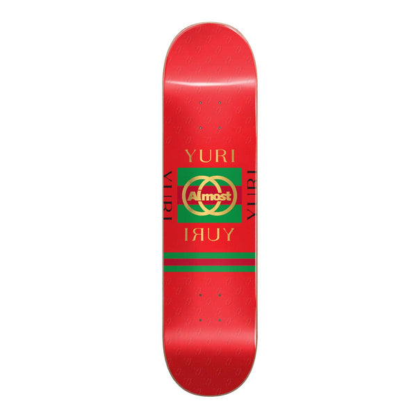 ALMOST | YURI FACCHINI RUNWAY R7 SKATEBOARD DECK. 8.125" X 31.7" AVAILABLE ONLINE AND IN STORE AT MOMENTUM SKATESHOP IN COTTESLOE, WESTERN AUSTRALIA.