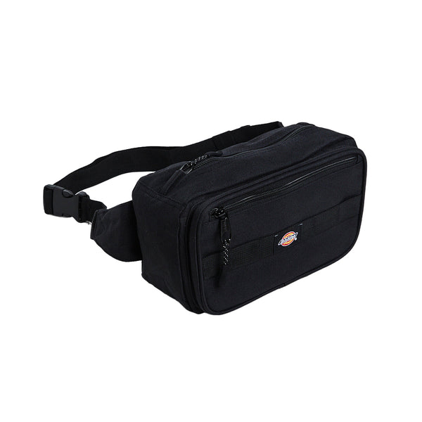DICKIES | CLASSIC LABEL BELT BAG. BLACK AVAILABLE ONLINE AND IN STORE AT MOMENTUM SKATESHOP IN COTTESLOE, WESTERN AUSTRALIA.
