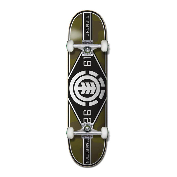 ELEMENT | CAMO MAJOR LEAGUE COMPLETE SKATEBOARD. 7.75" X 31.25" AVAILABLE ONLINE AND IN STORE AT MOMENTUM SKATESHOP IN COTTESLOE, WESTERN AUSTRALIA.