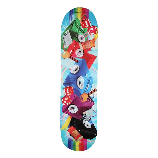 EVISEN - RAINBOW SKATEBOARD DECK. 8.06" X 31.3" AVAILABLE ONLINE AND IN STORE AT MOMENTUM SKATESHOP IN COTTESLOE, WESTERN AUSTRALIA.