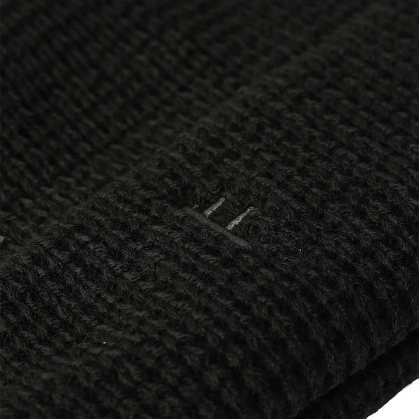 FORMER | FRANCHISE WAFFLE BEANIE. BLACK AVAILABLE ONLINE AND IN STORE AT MOMENTUM SKATESHOP IN COTTESLOE, WESTERN AUSTRALIA.