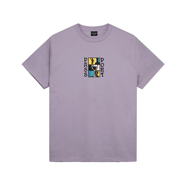 PASS~PORT | DINE EM' S/S TEE. DUSTY LILAC AVAILABLE ONLINE AND IN STORE AT MOMENTUM SKATESHOP IN COTTESLOE, WESTERN AUSTRALIA. SHOP ONLINE NOW: www.momentumskate.com.au