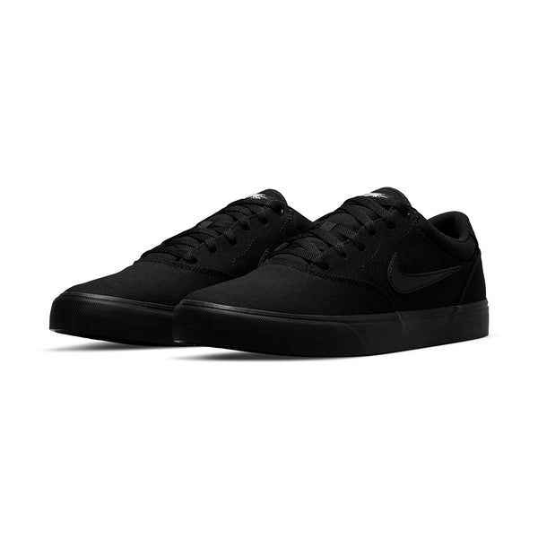 NIKE SB | CHRON 2 CANVAS SKATE SHOES. BLACK/BLACK-BLACK AVAILABLE ONLINE AND IN STORE AT MOMENTUM SKATESHOP IN COTTESLOE, WESTERN AUSTRALIA.