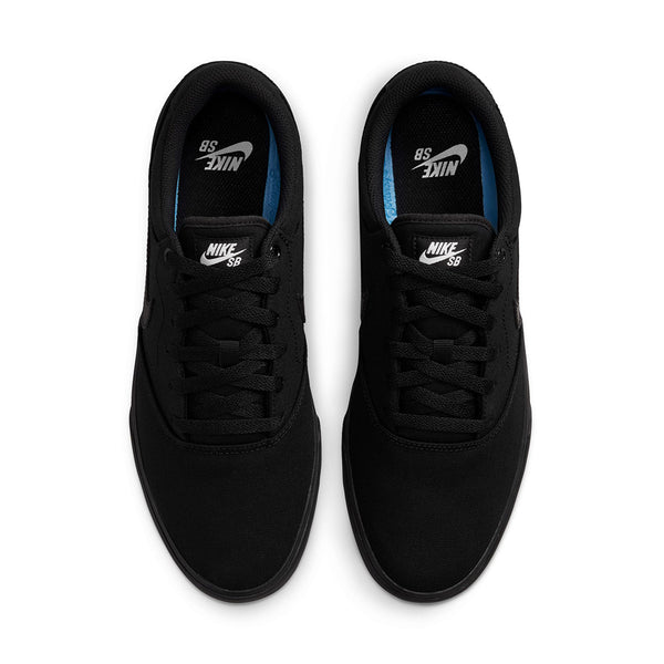NIKE SB | CHRON 2 CANVAS SKATE SHOES. BLACK/BLACK-BLACK AVAILABLE ONLINE AND IN STORE AT MOMENTUM SKATESHOP IN COTTESLOE, WESTERN AUSTRALIA.