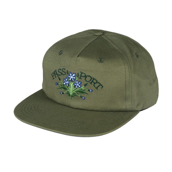 PASS~PORT | BLOOM WORKERS CAP MILITARY GREEN AVAILABLE ONLINE AND IN STORE AT MOMENTUM SKATESHOP IN COTTESLOE, WESTERN AUSTRALIA. SHOP ONLINE NOW: www.momentumskate.com.au