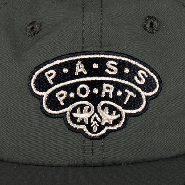PASS~PORT | HEIRLOOM RPET CASUAL CAP. MOSS AVAILABLE ONLINE AND IN STORE AT MOMENTUM SKATESHOP IN COTTESLOE, WESTERN AUSTRALIA. SHOP ONLINE NOW: www.momentumskate.com.au