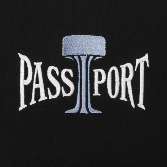 PASS~PORT | TOWERS OF WATER S/S TEE. BLACK AVAILABLE ONLINE AND IN STORE AT MOMENTUM SKATESHOP IN COTTESLOE, WESTERN AUSTRALIA. SHOP ONLINE NOW: www.momentumskate.com.au