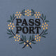 PASS~PORT | WATTLE S/S TEE. STONEWASH BLUE AVAILABLE ONLINE AND IN STORE AT MOMENTUM SKATESHOP IN COTTESLOE, WESTERN AUSTRALIA. SHOP ONLINE NOW: www.momentumskate.com.au