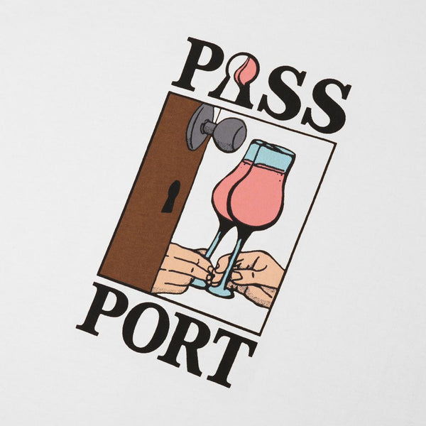 PASS~PORT | WHAT U THINK U SAW S/S TEE. WHITE AVAILABLE ONLINE AND IN STORE AT MOMENTUM SKATESHOP IN COTTESLOE, WESTERN AUSTRALIA. SHOP ONLINE NOW: www.momentumskate.com.au