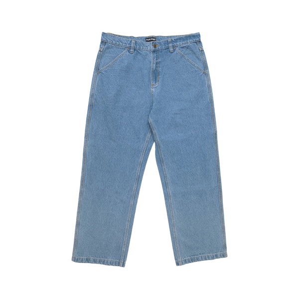 PASS~PORT | WORKERS CLUB JEAN R42. WASHED LIGHT INDIGO AVAILABLE ONLINE AND IN STORE AT MOMENTUM SKATESHOP IN COTTESLOE, WESTERN AUSTRALIA. SHOP ONLINE NOW: www.momentumskate.com.au