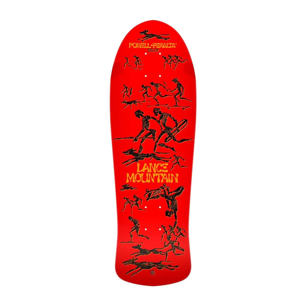POWELL PERALTA X BONES BRIGADE X LANCE MOUNTAIN | FUTURE PRIMITIVE SERIES 15 REISSUE SKATEBOARD DECK. RED / 9.9" X 30.67" AVAILABLE ONLINE AND IN STORE AT MOMENTUM SKATESHOP IN COTTESLOE, WESTERN AUSTRALIA. SHOP ONLINE NOW: www.momentumskate.com.au