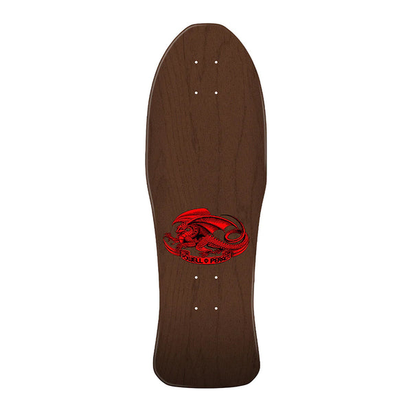 POWELL PERALTA X STEVE CABALLERO | CHINESE DRAGON REISSUE SKATEBOARD DECK. BROWN STAIN / 10.0" X 30.0" AVAILABLE ONLINE AND IN STORE AT MOMENTUM SKATESHOP IN COTTESLOE, WESTERN AUSTRALIA.