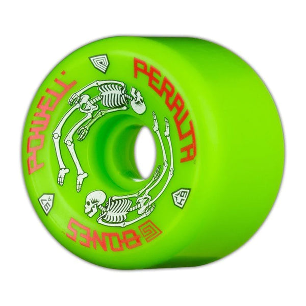 POWELL PERALTA | CLASSIC G-BONES SKATEBOARD WHEELS. GREEN / 64MM X 97A AVAILABLE ONLINE AND IN STORE AT MOMENTUM SKATESHOP IN COTTESLOE, WESTERN AUSTRALIA.