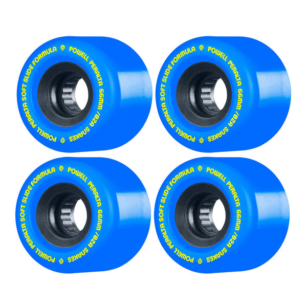POWELL PERALTA | SSF SNAKES SKATEBOARD WHEELS. BLUE / 66MM X 82A AVAILABLE ONLINE AND IN STORE AT MOMENTUM SKATESHOP IN COTTESLOE, WESTERN AUSTRALIA.