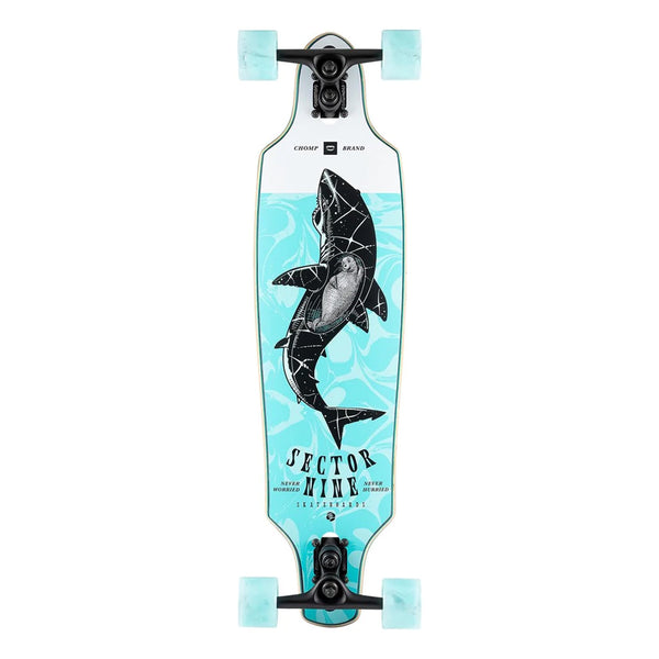 SECTOR 9 | GREAT WHITE COMPLETE SKATEBOARD. 34.0" AVAILABLE ONLINE AND IN STORE AT MOMENTUM SKATESHOP IN COTTESLOE, WESTERN AUSTRALIA.