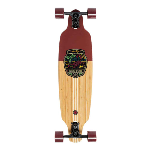 SECTOR 9 | SHOOTS STINGER COMPLETE SKATEBOARD. 33.5" X 8.7" AVAILABLE ONLINE AND IN STORE AT MOMENTUM SKATESHOP IN COTTESLOE, WESTERN AUSTRALIA.