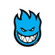 SPITFIRE | FIREBALL VINYL DIE CUT STICKER. MEDIUM / 6" X 4.5" AVAILABLE ONLINE AND IN STORE AT MOMENTUM SKATESHOP IN COTTESLOE, WESTERN AUSTRALIA. BLUE.