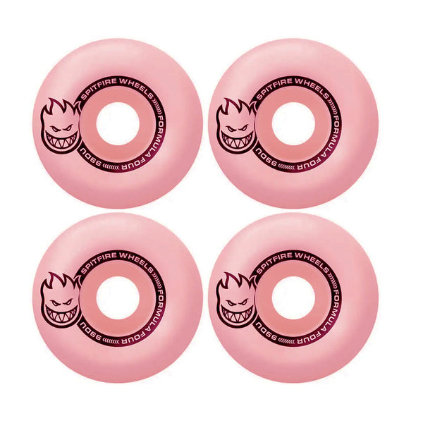 SPITFIRE | FORMULA FOUR LIL SMOKIES TABLET SKATEBOARD WHEELS. PINK / 50MM X 99D AVAILABLE ONLINE AND IN STORE AT MOMENTUM SKATESHOP IN COTTESLOE, WESTERN AUSTRALIA.