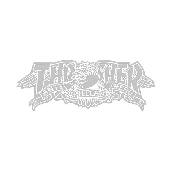 THRASHER | DIE CUT ANTI HERO STICKER. AVAILABLE ONLINE AND IN STORE AT MOMENTUM SKATESHOP IN COTTESLOE, WESTERN AUSTRALIA. SHOP ONLINE NOW: www.momentumskate.com.au