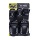 187 Killer Pads | Junior Six Pack: Knee / Elbow / Wrist Protective Pad Set. Black Available Online and in Store at Momentum Skateshop In Cottesloe, Western Australia. Shop Online Now: www.momentumskate.com.au