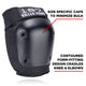 187 Killer Pads | Junior Six Pack: Knee / Elbow / Wrist Protective Pad Set. Black Available Online and in Store at Momentum Skateshop In Cottesloe, Western Australia. Shop Online Now: www.momentumskate.com.au