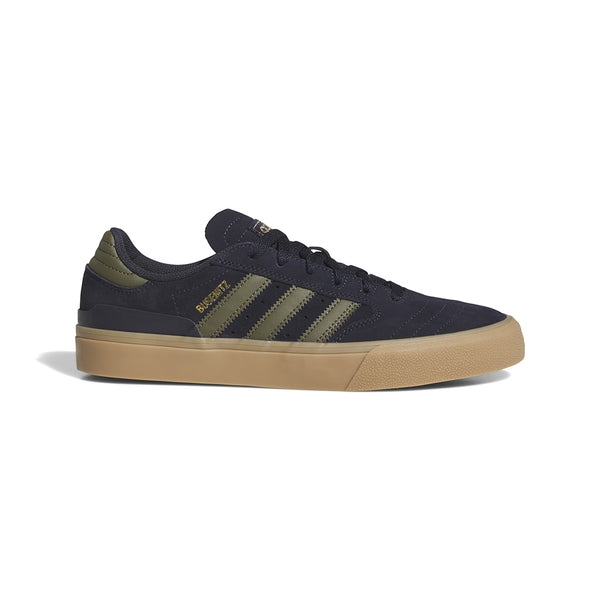 Adidas x Dennis Busenitz | Busenitz Vulc II Shoes. Ink / Olive / Gold Available Online and in Store at Momentum Skateshop In Cottesloe, Western Australia. Shop Online Now: www.momentumskate.com.au