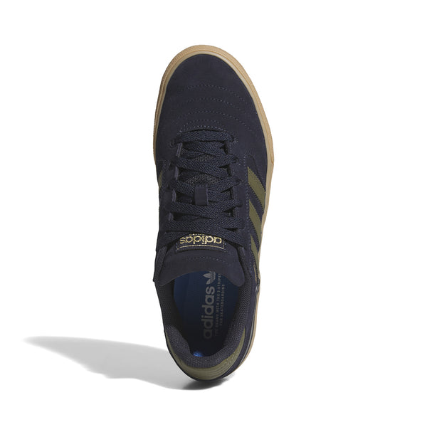 Adidas x Dennis Busenitz | Busenitz Vulc II Shoes. Ink / Olive / Gold Available Online and in Store at Momentum Skateshop In Cottesloe, Western Australia. Shop Online Now: www.momentumskate.com.au