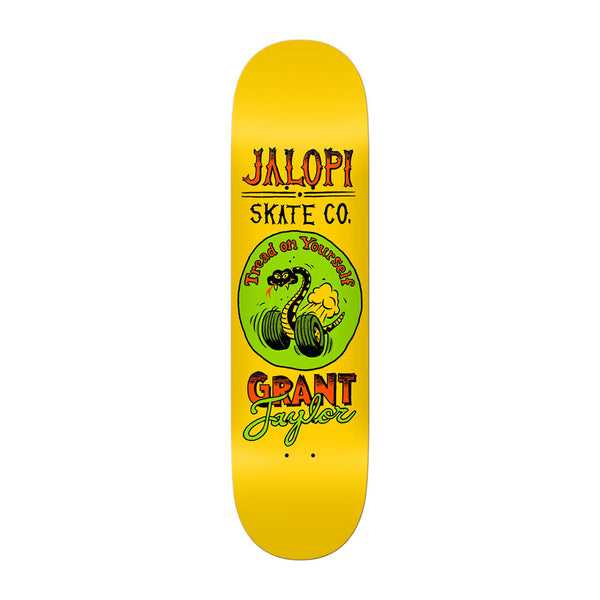 Anti Hero-Jalopi Skate Co x Grant Taylor | Jalopi Returns Tread on Yourself Skateboard Deck. 8.5" x 31.8" Available Online and in Store at Momentum Skateshop In Cottesloe, Western Australia. Shop Online Now: www.momentumskate.com.au