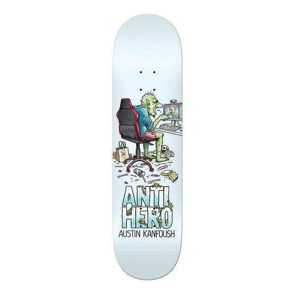 Anti Hero x Austin Kanfoush | Trolls Skateboard Deck. 8.62" x 32.56" Available Online and in Store at Momentum Skateshop In Cottesloe, Western Australia. Shop Online Now: www.momentumskate.com.au
