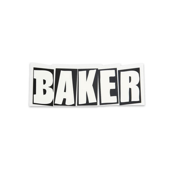 Baker | Brand Name Logo Sticker. Medium / 8.5" x 3" Available Online and in Store at Momentum Skateshop In Cottesloe, Western Australia. Shop Online Now: www.momentumskate.com.au