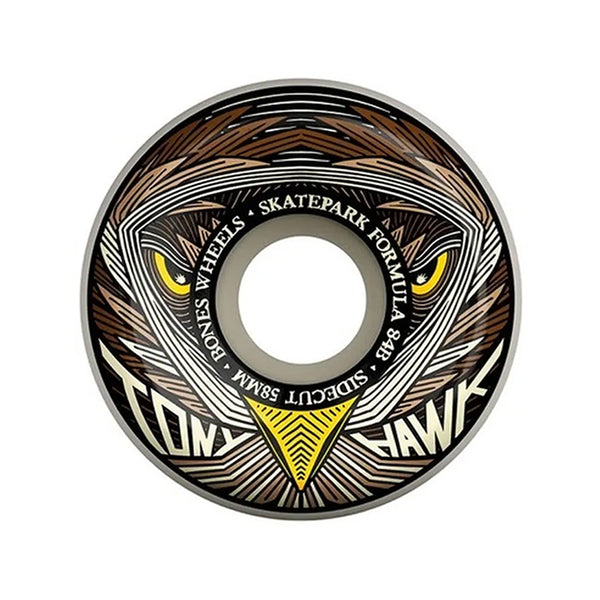 Bones x Tony Hawk | Night Hawk Pro SPF Formula Sidecut Skateboard Wheels. 58mm x 84b/104a Available Online and in Store at Momentum Skateshop In Cottesloe, Western Australia. Shop Online Now: www.momentumskate.com.au