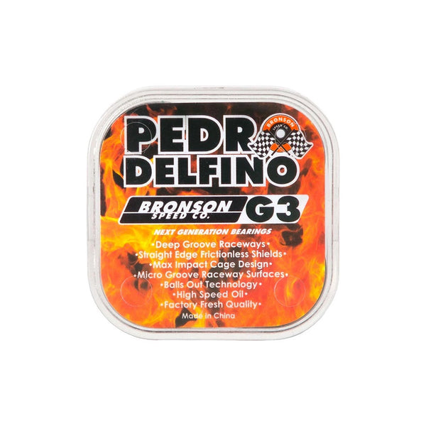 Bronson x Pedro Delfino | G3 Pro Skateboard Bearings Available Online and in Store at Momentum Skateshop In Cottesloe, Western Australia. Shop Online Now: www.momentumskate.com.au