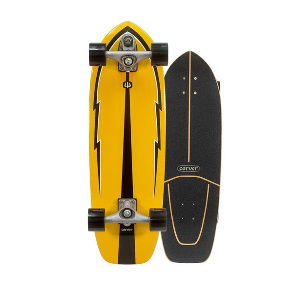 Carver | Thunder Complete Surf Skateboard with C7 Trucks. 9.625" x 30.75" Available Online and in Store at Momentum Skateshop In Cottesloe, Western Australia. Shop Online Now: www.momentumskate.com.au