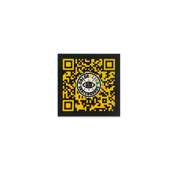 Colorblind | Colorblind Skateboards QR Code Sticker. 2.5" x 2.5" Available Online and in Store at Momentum Skateshop In Cottesloe, Western Australia. Shop Online Now: www.momentumskate.com.au