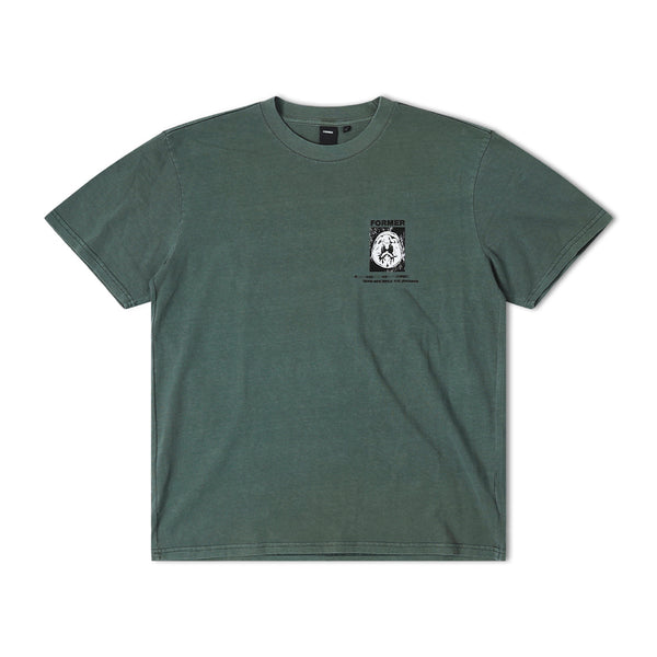 FORMER | BRAIN SCAN SHORT SLEEVE TEE. WASHED GREEN AVAILABLE ONLINE AND IN STORE AT MOMENTUM SKATESHOP IN COTTESLOE, WESTERN AUSTRALIA. SHOP ONLINE NOW: www.momentumskate.com.au