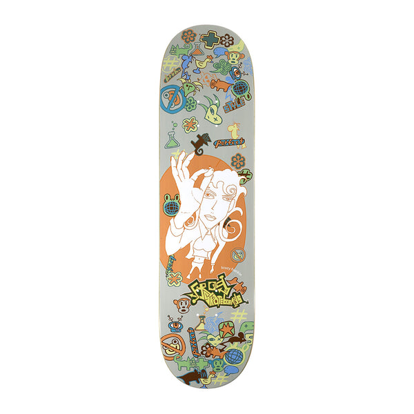 Frog x Frankie Decker | No Frog Zone Skateboard Deck. 8.5" x 32.25" Available Online and in Store at Momentum Skateshop In Cottesloe, Western Australia. Shop Online Now: www.momentumskate.com.au