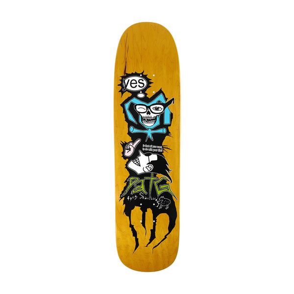 Frog x Pat Gallaher | PatG Disobediant Child Skateboard Deck. 8.55" x 31.9" Available Online and in Store at Momentum Skateshop In Cottesloe, Western Australia. Shop Online Now: www.momentumskate.com.au