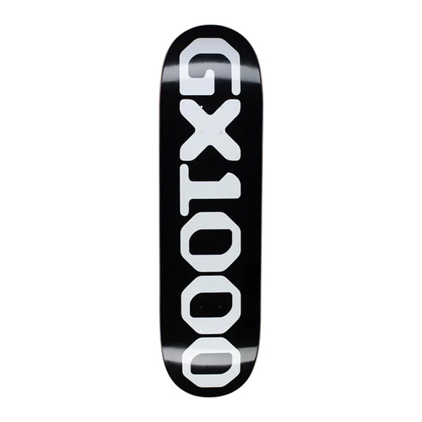GX1000 | OG Logo Skateboard Deck. Black/8.5" x 32.125" Available Online and in Store at Momentum Skateshop In Cottesloe, Western Australia. Shop Online Now: www.momentumskate.com.au
