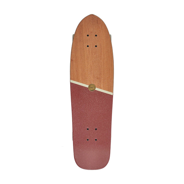 Globe | Tracer Neue Cruiser Skateboard. Cherry-Acorn / 30.5" x 8.75" Available Online and in Store at Momentum Skateshop In Cottesloe, Western Australia. Shop Online Now: www.momentumskate.com.au