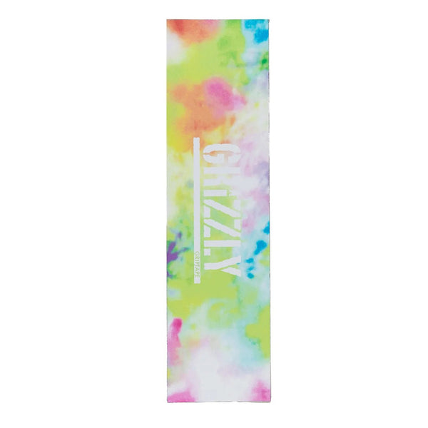 Grizzly | Tie Dye Skateboard Griptape Sheet. Assorted / 9" x 33" Available Online and in Store at Momentum Skateshop In Cottesloe, Western Australia. Shop Online Now: www.momentumskate.com.au