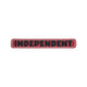 Independent | Bar Logo Sticker. Large / 8" x 1.125" Available Online and in Store at Momentum Skateshop In Cottesloe, Western Australia. Shop Online Now: www.momentumskate.com.au