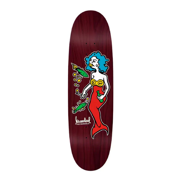 Krooked x Mark Gonzales | Mermaid Skateboard Deck. 9.1" x 32.0" Available Online and in Store at Momentum Skateshop In Cottesloe, Western Australia. Shop Online Now: www.momentumskate.com.au